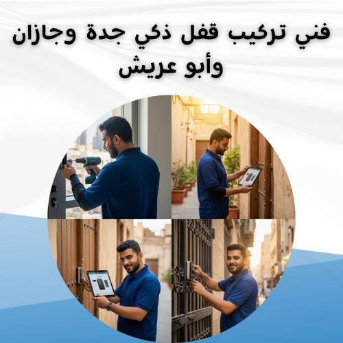 فني تركيب قفل ذكي جدة وجازان وأبو عريش